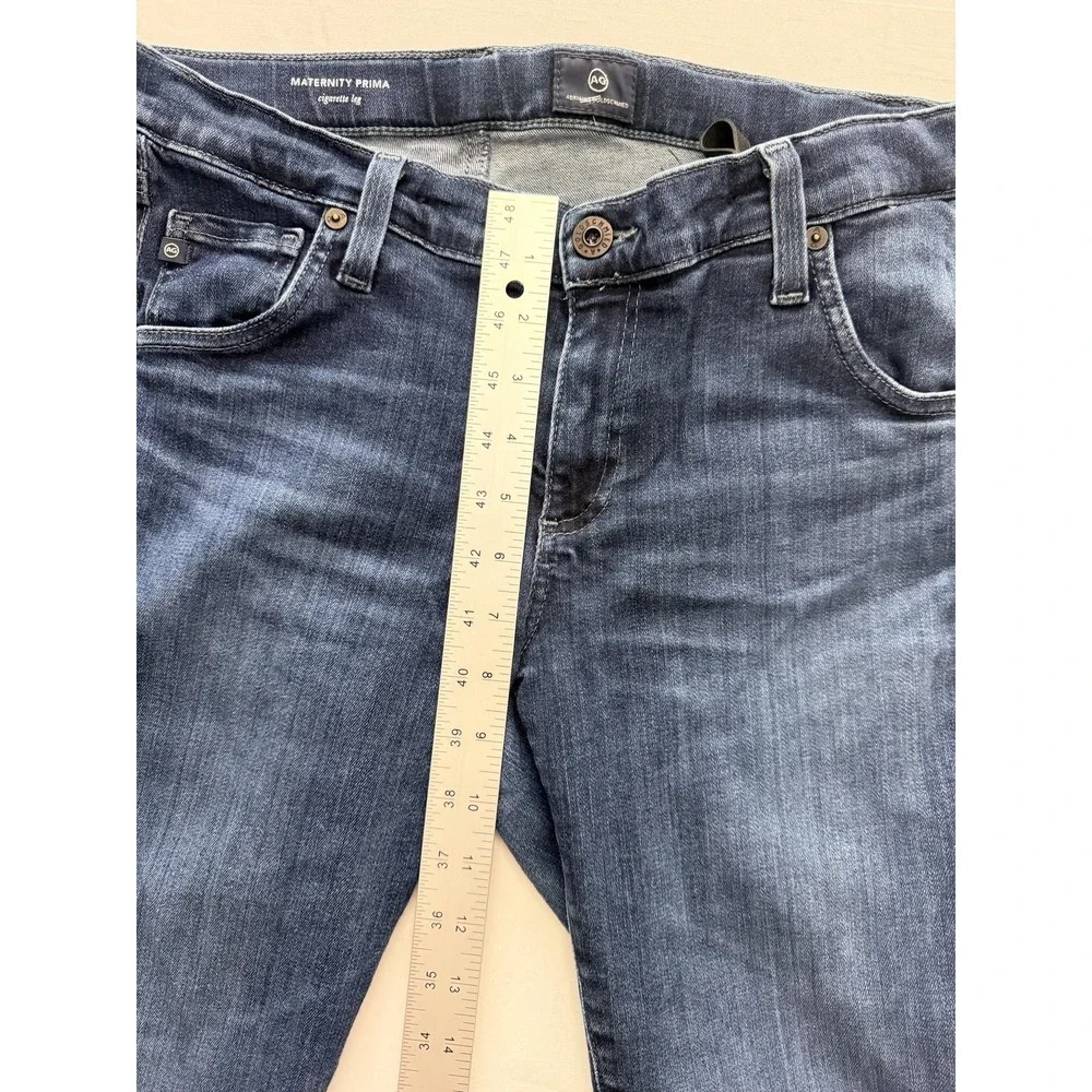 AG Adriano Goldschmied Maternity Prima Jeans Womens 26R Blue Med Wash 26x30